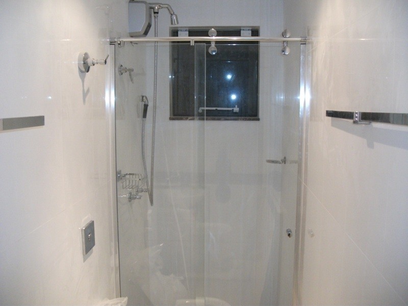 Box de Vidro em Aço Inox no Jabaquara - Box Frontal para Banheiro