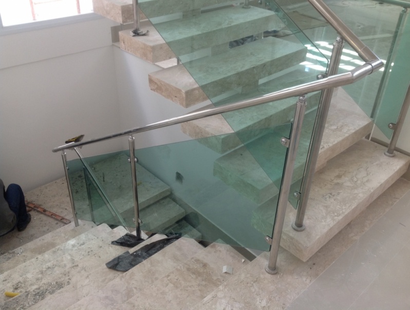 Empresa de Corrimão Inox em São Vicente - Corrimão de Aço Inox para Piscina