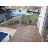 corrimão de aço inox para piscina na Bela Vista