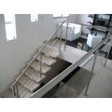guarda corpo para escadarias na Vila Buarque